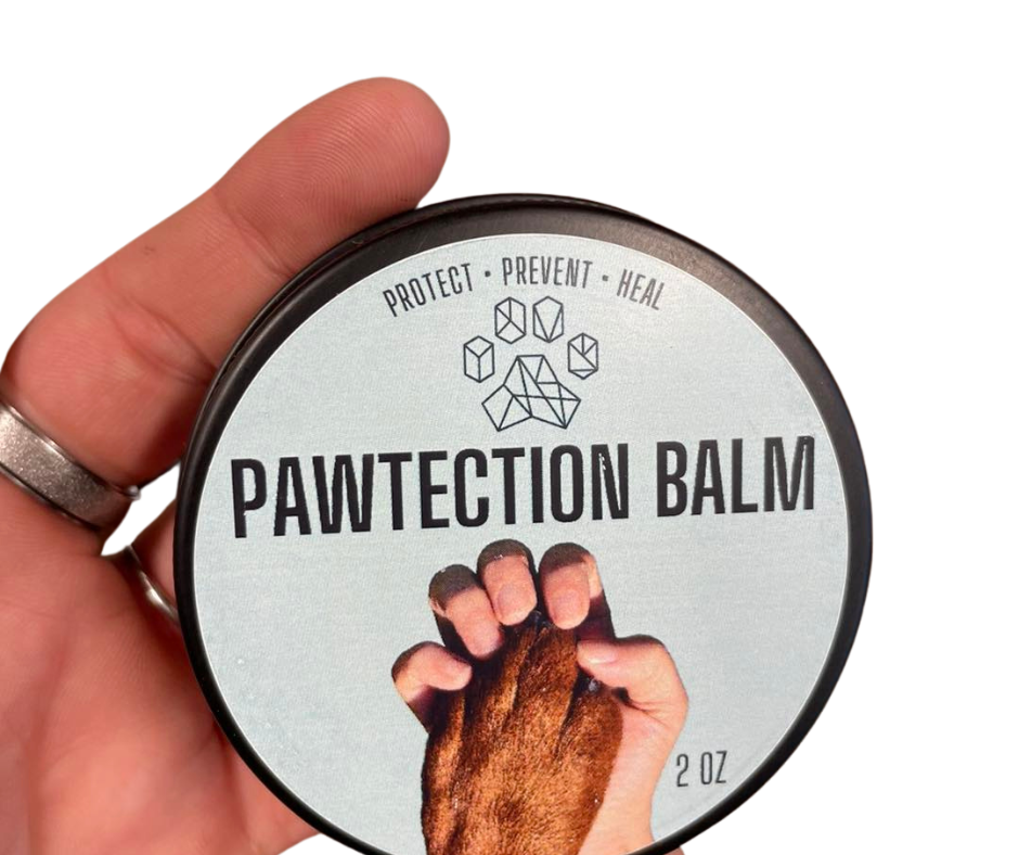 Pawtection Balm for dogs, a winter essential to protect paws from snow and ice, making it one of the best gifts for dogs this holiday season