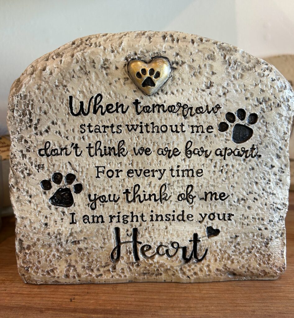 Looking for the best gifts for dog owners, what's better than helping them remember their beloved pets than with a memory stone. 