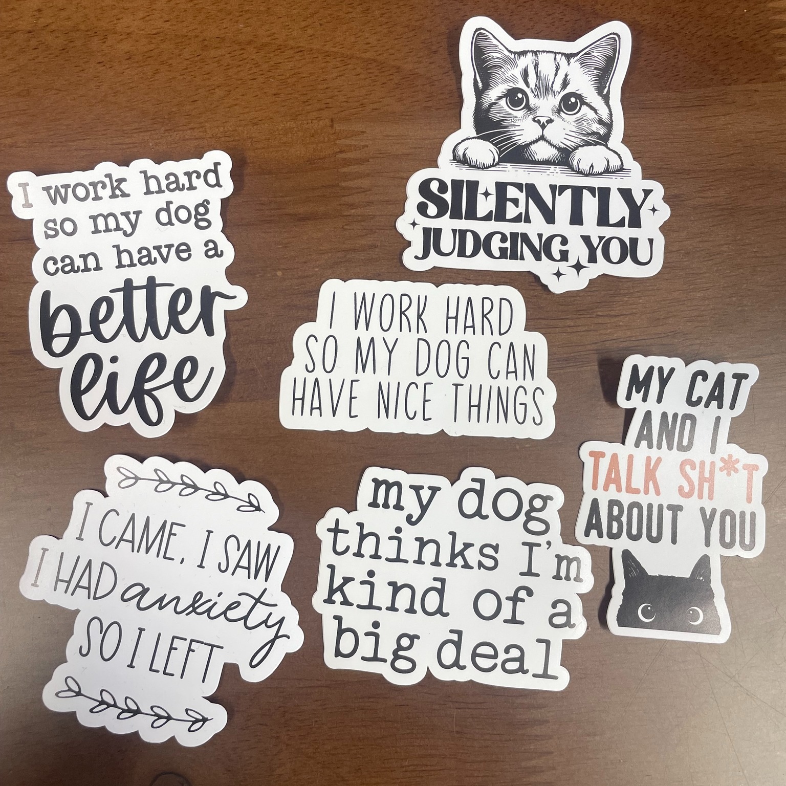 Add a touch of personality with these amazing pet-themed stickers and are some of the best gifts for dog owners. 